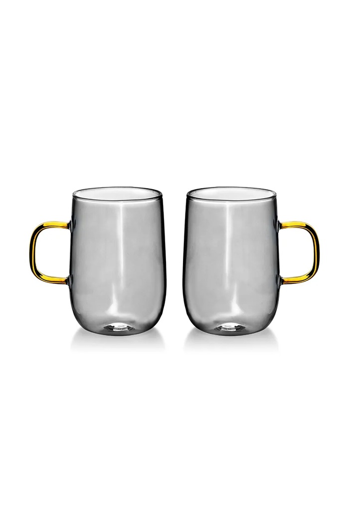 Affek Design set de pahare Peter 400 ml 2-pack gri HTID0348.PROM
