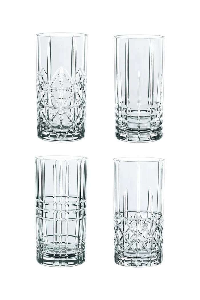 Sada pohárov na nápoje Nachtmann Highland Longdrink 445 ml 4-pak priesvitná 97784