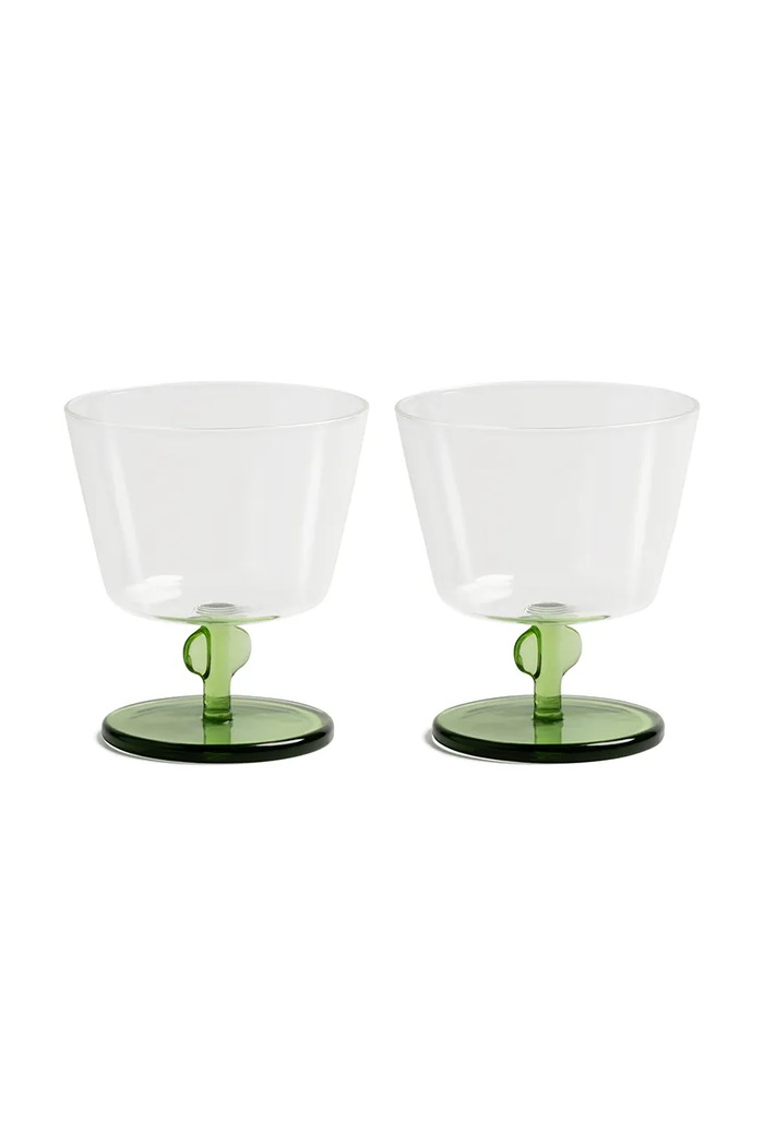 Set čaša &k amsterdam petal 200 ml 2-pack zelena 360.02