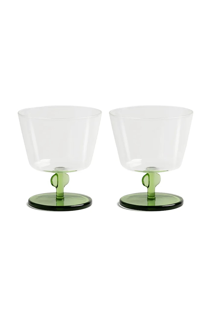 Set čaša &k amsterdam petal 200 ml 2-pack zelena 360.02
