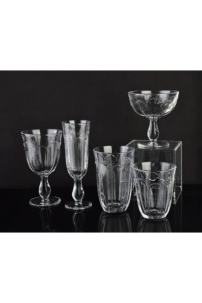 Σετ ποτηριών σαμπάνιας Affek Design Daphne 160 ml 4-pack διαφανή HTIA0190