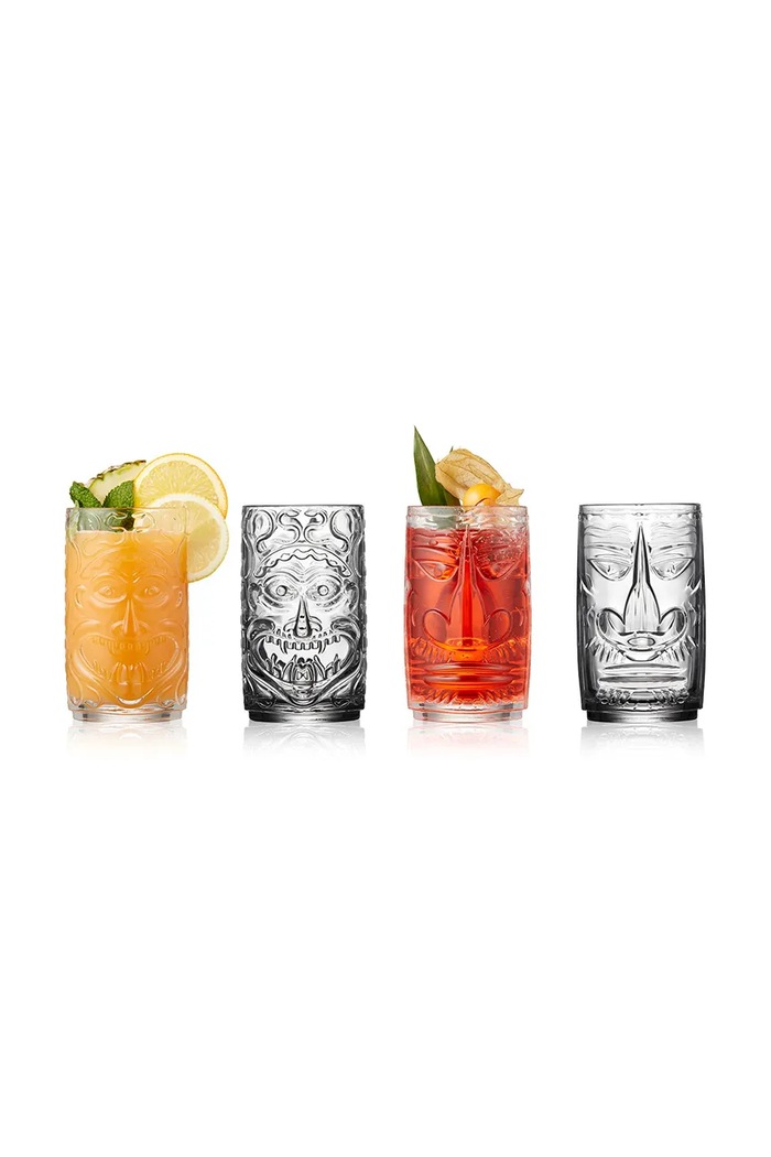 Sada sklenic na nápoje Lyngby Tiki 450 ml 4-pack průhledná 33783
