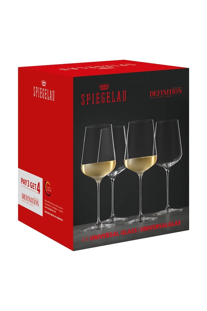 Σετ ποτηριών κρασιού Spiegelau Definition Universal 550 ml 4-pack διαφανή 1350471
