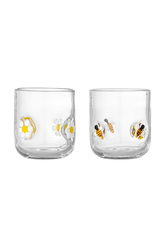 Bloomingville zestaw szklanek Buzz 300 ml 2-pack transparentny 82072792