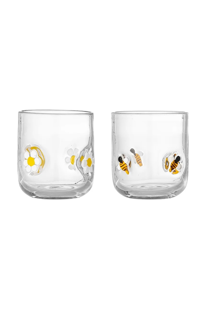 Bloomingville zestaw szklanek Buzz 300 ml 2-pack transparentny 82072792