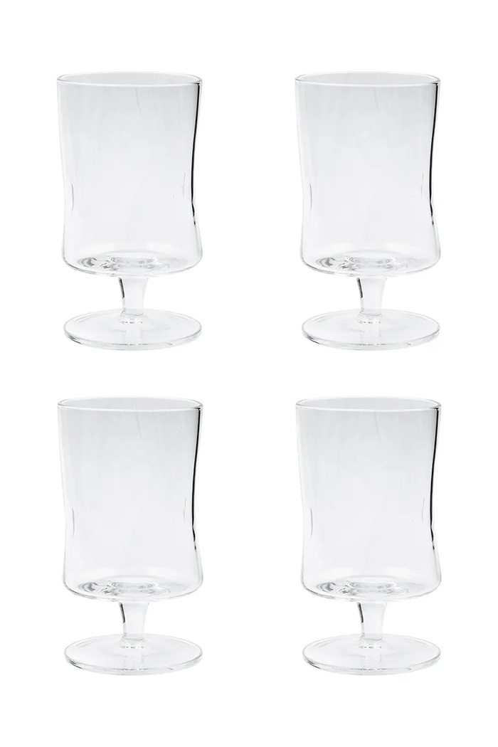 House Doctor set de pahare cu picior pentru vin 7,3 x 7 x 13,2 cm transparent 900002099