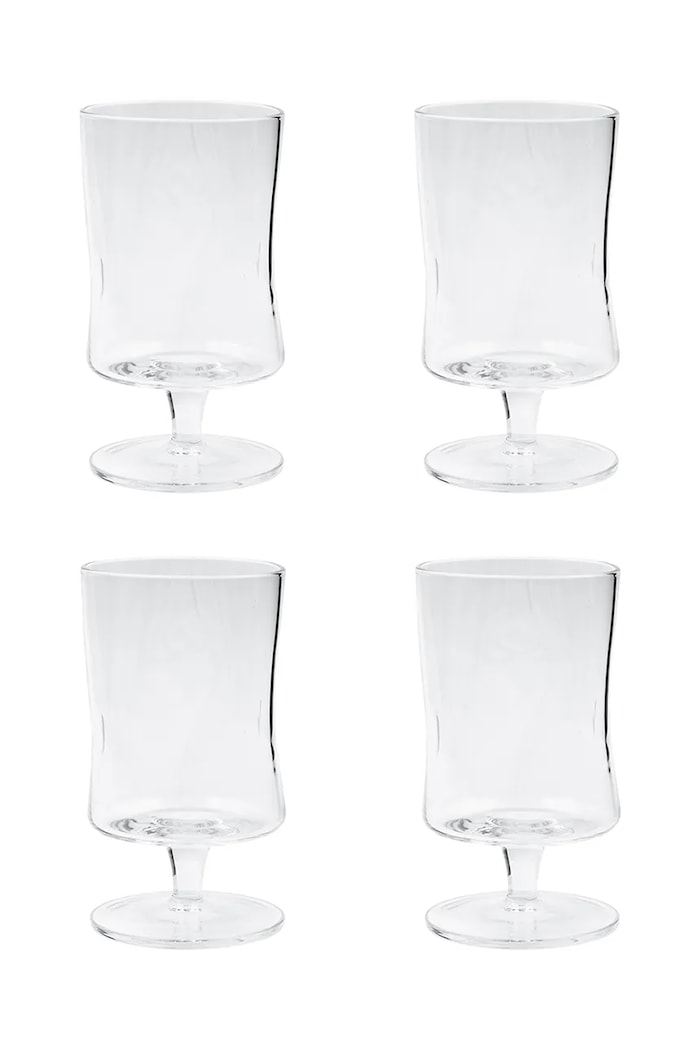 House Doctor set de pahare cu picior pentru vin 7,3 x 7 x 13,2 cm transparent 900002099