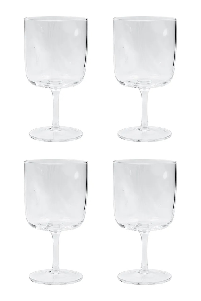 House Doctor set de pahare cu picior pentru vin 8 x 7,7 x 16 cm transparent 900002107