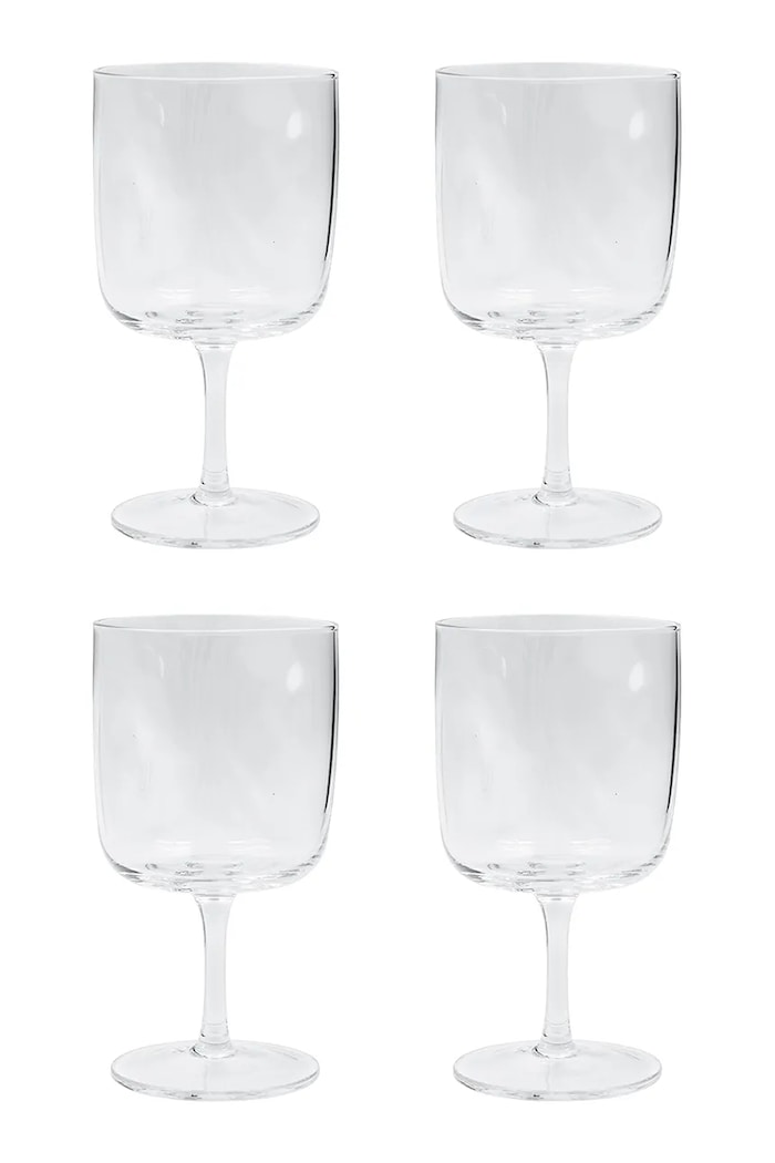 House Doctor set de pahare cu picior pentru vin 8 x 7,7 x 16 cm transparent 900002107