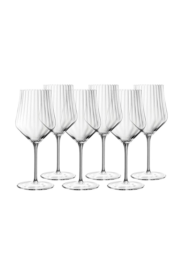 Nachtmann komplet kozarcev na peclju za vino iz kristalnega stekla 640 ml transparentna 105996