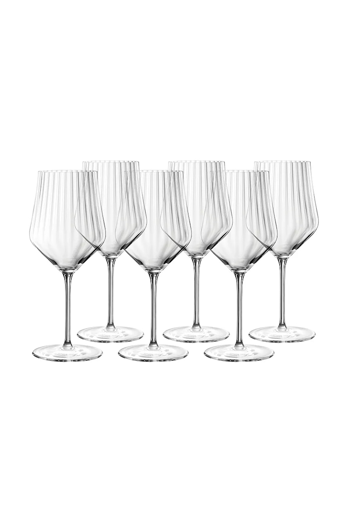 Nachtmann komplet kozarcev na peclju za vino iz kristalnega stekla 640 ml transparentna 105996