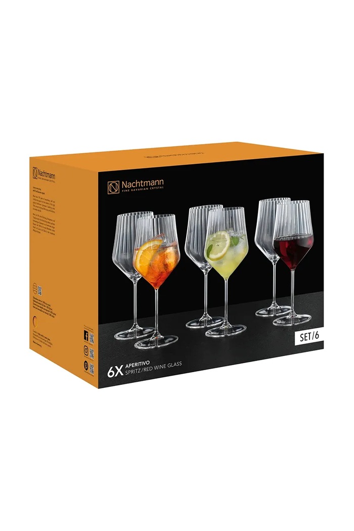 Kuhinja in bar Nachtmann komplet kozarcev na peclju za vino iz kristalnega stekla 640 ml 105996 transparentna