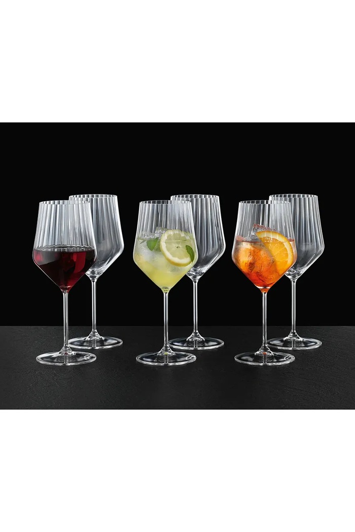 Nachtmann komplet kozarcev na peclju za vino iz kristalnega stekla 640 ml transparentna 105996
