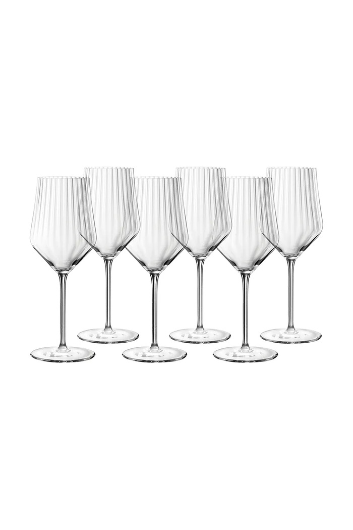 Nachtmann komplet kozarcev na peclju za vino iz kristalnega stekla 490 ml transparentna 105997