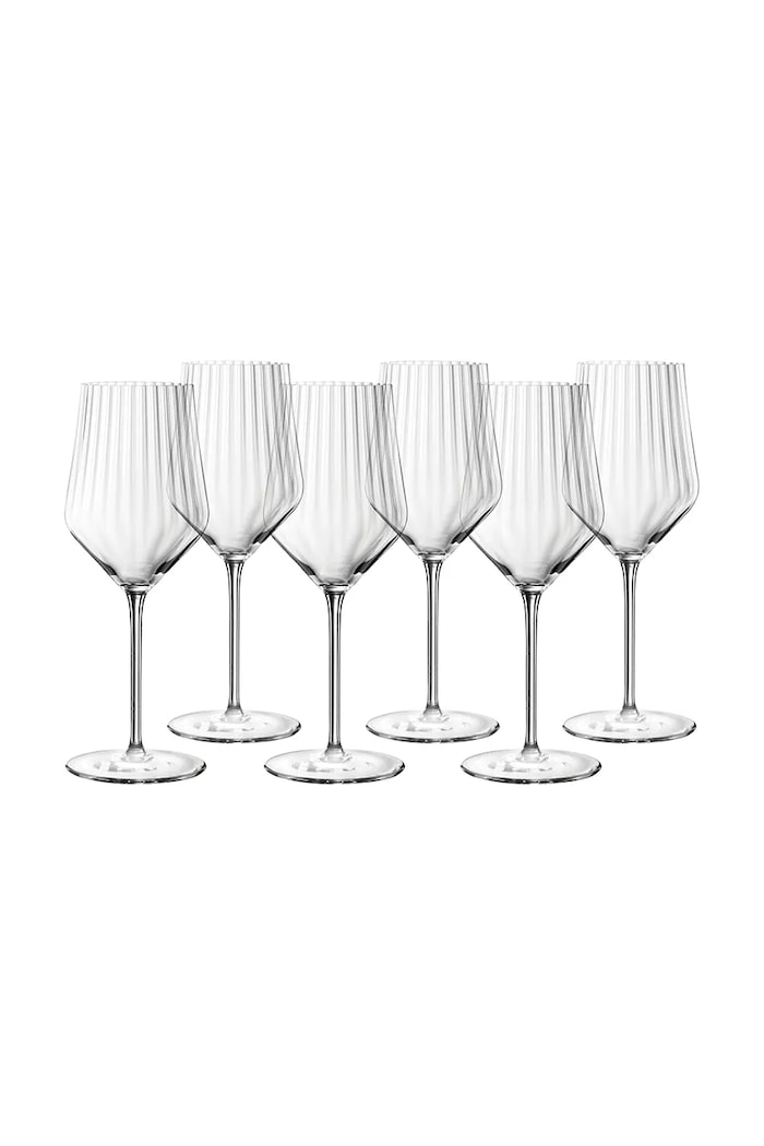 Nachtmann komplet kozarcev na peclju za vino iz kristalnega stekla 490 ml transparentna 105997