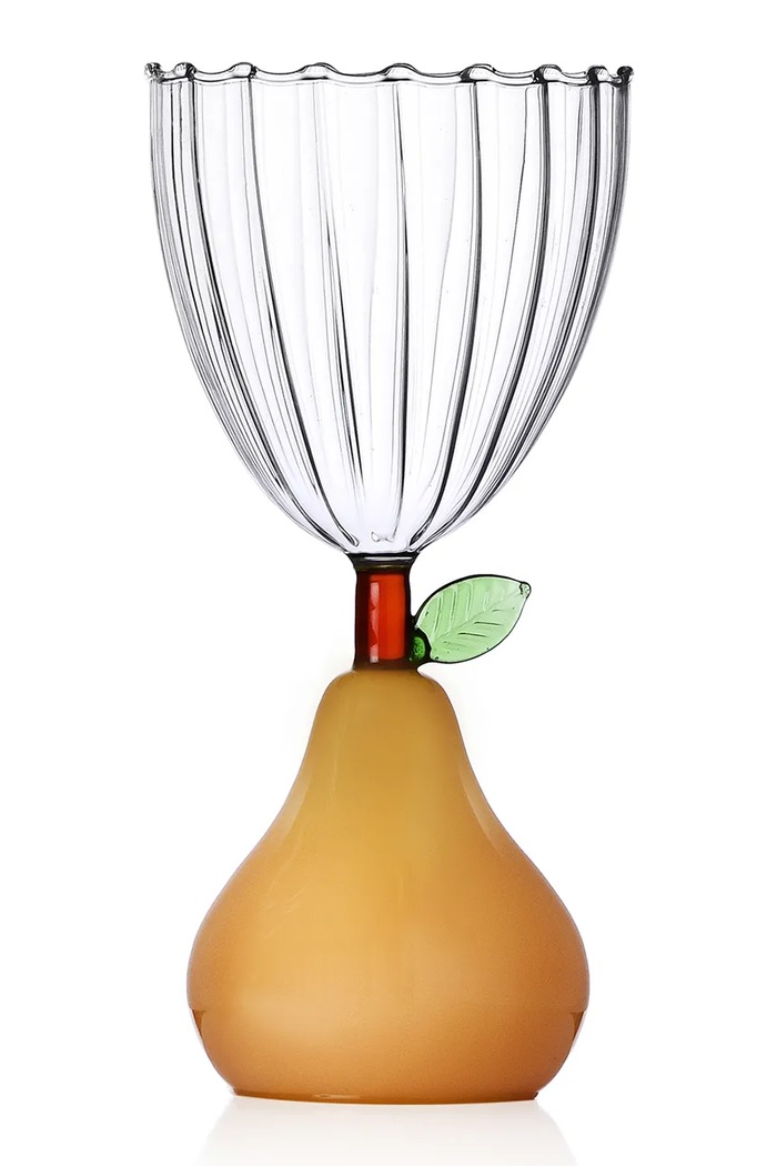 Ichendorf Milano Kieliszek do wina ze szkła borokrzemianowego Fruits and Flowers żółty 9352339