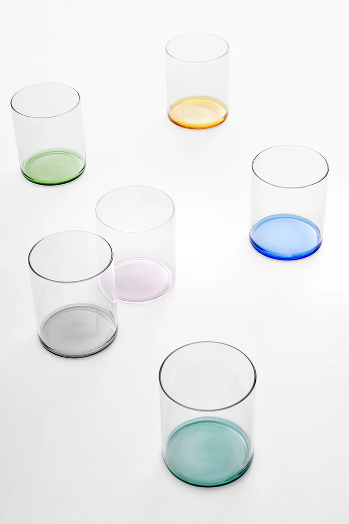 Ichendorf Milano Zestaw szklanek ze szkła borokrzemianowego Fondale 350 ml 9313136 multicolor AA00