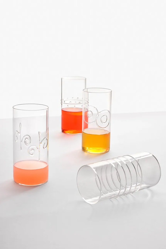 Kuchnia i bar Ichendorf Milano Zestaw szklanek ze szkła borokrzemianowego Deco 400 ml 9312301 transparentny