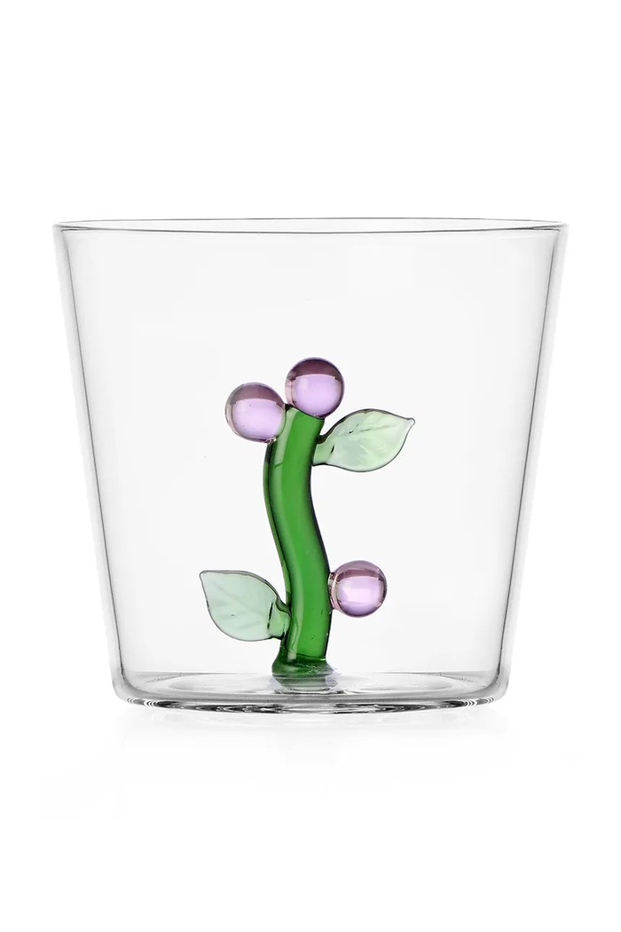 Ichendorf Milano Szklanka ze szkła borokrzemianowego Botanica 300 ml fioletowy 9354263