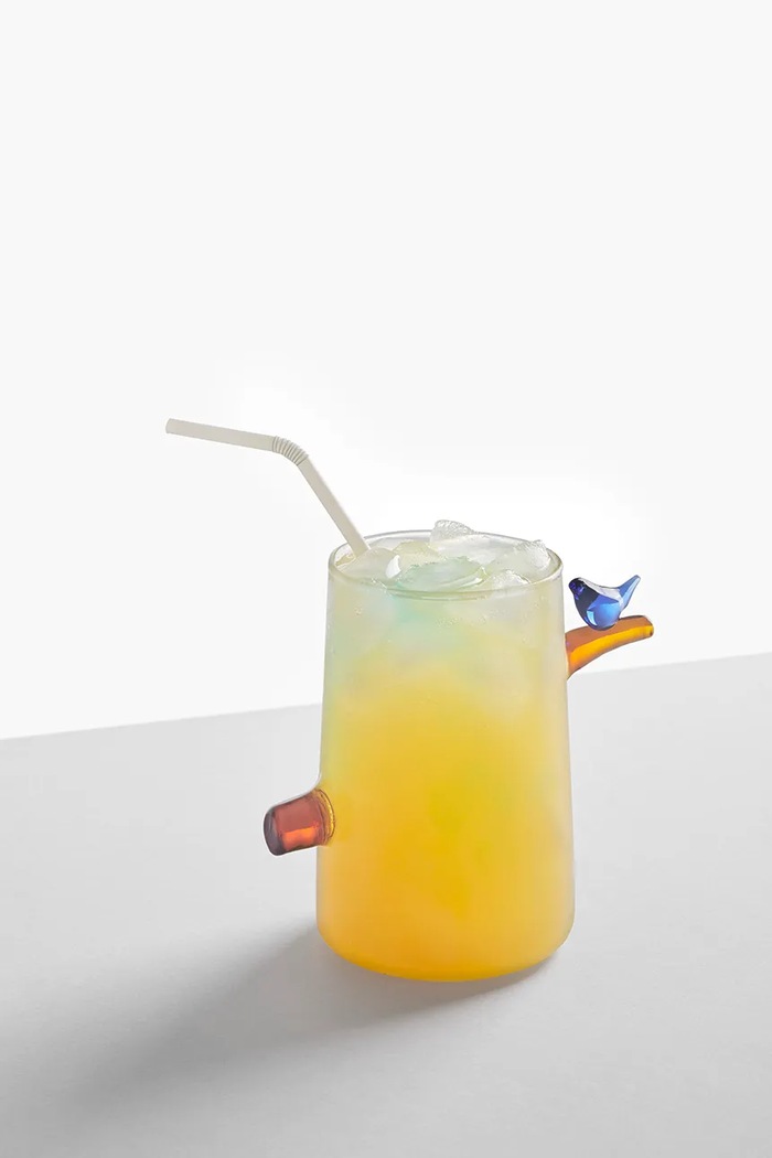 Kuchnia i bar Ichendorf Milano Szklanka ze szkła borokrzemianowego Birds 500 ml 9352316 multicolor