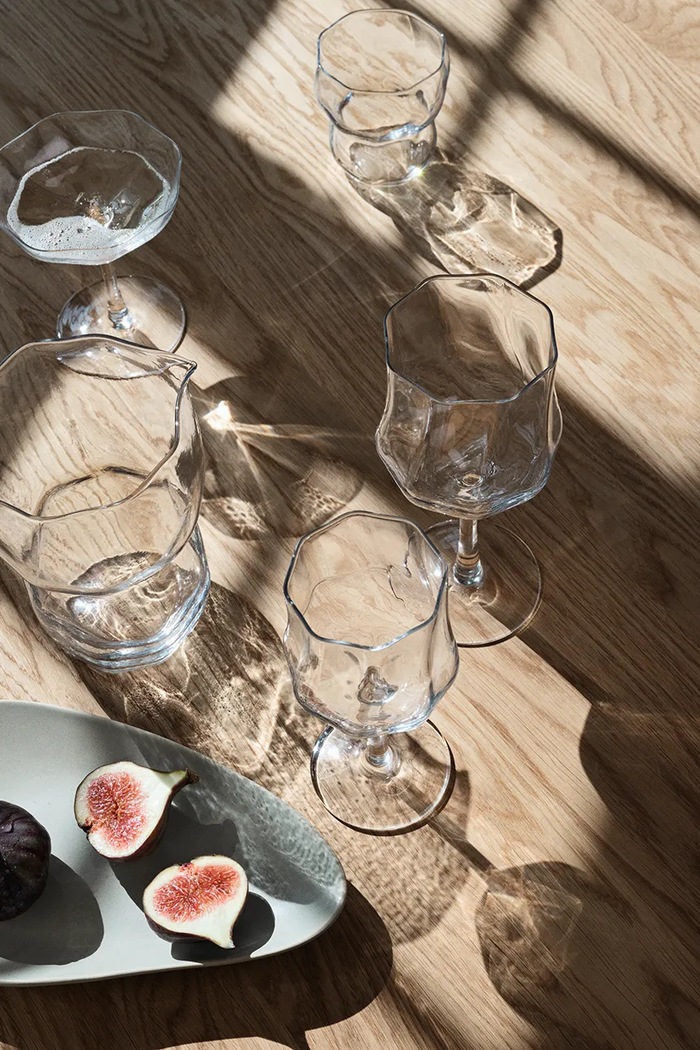 Szklanka ze szkła dmuchanego Limfjord 350 ml Broste Copenhagen transparentny 14496224