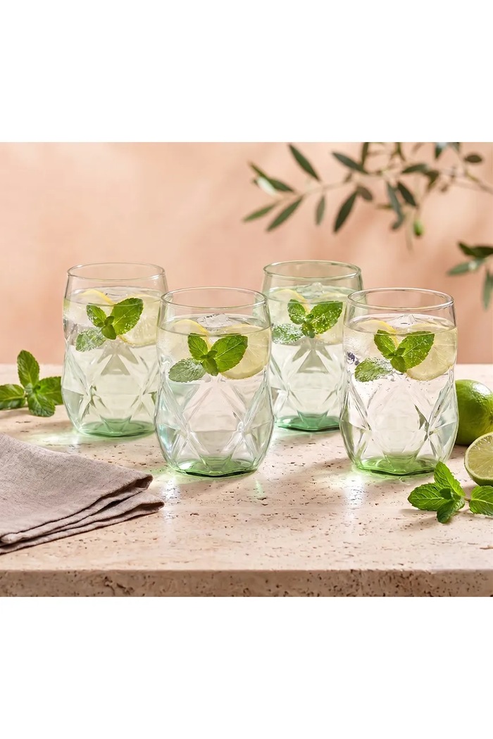 Vialli Design zestaw szklanek ze szkła borokrzemianowego 450 ml 32194 transparentny AA00