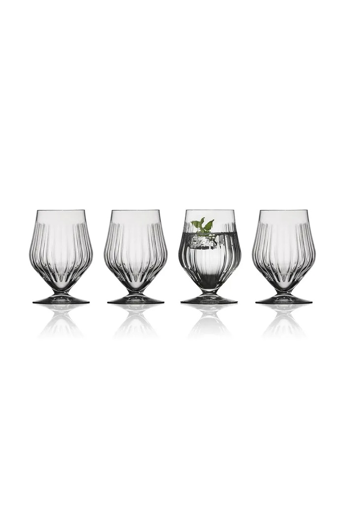 Lyngby Glas zestaw kieliszków do wody ze szkła barwionego 400 ml transparentny 37051