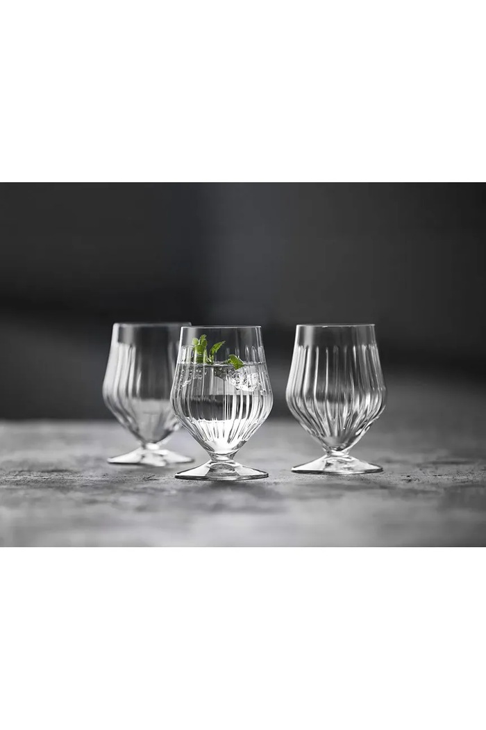 Lyngby Glas zestaw kieliszków do wody ze szkła barwionego 400 ml 37051 transparentny