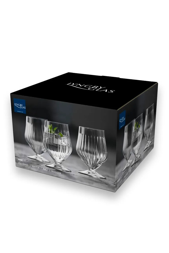 Lyngby Glas zestaw kieliszków do wody ze szkła barwionego 400 ml transparentny 37051