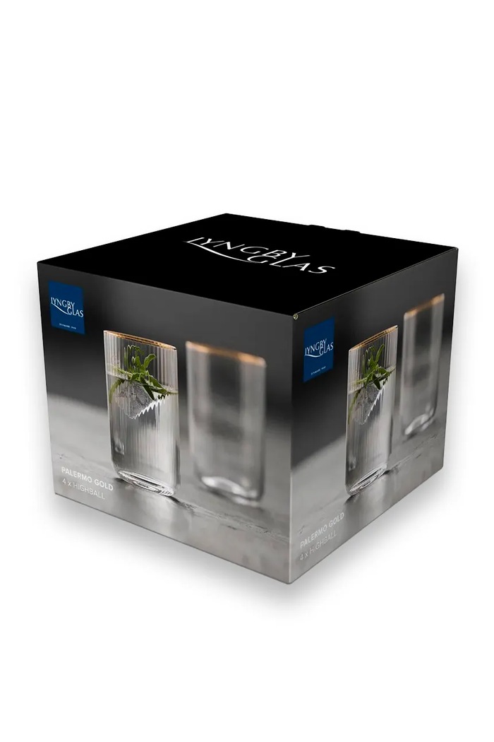 Kuchnia i bar Lyngby Glas zestaw szklanek ze szkła 500 ml 37056 transparentny
