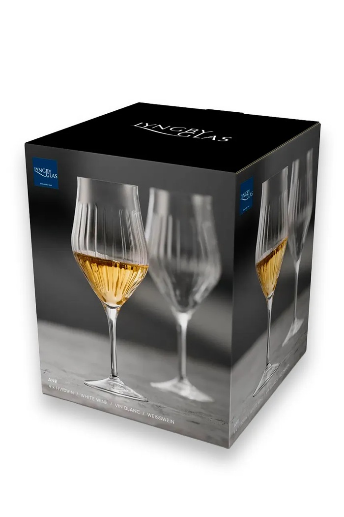 Kuchnia i bar Lyngby Glas zestaw kieliszków do wina ze szkła kryształowego 550 ml 37049 transparentny
