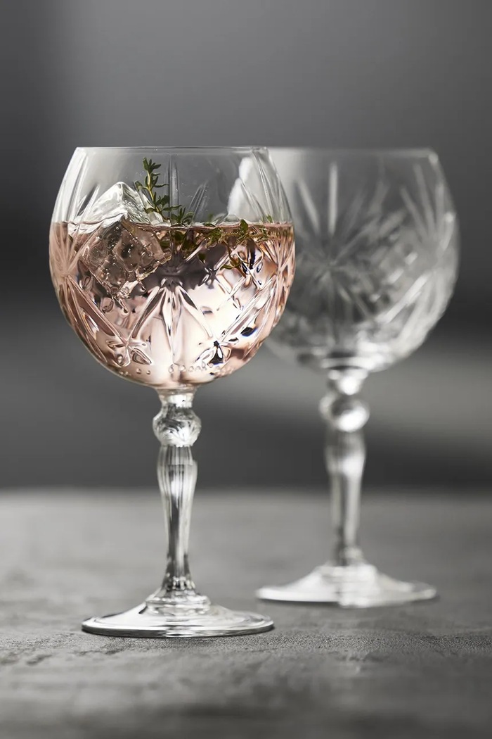 Lyngby Glas zestaw kieliszków do drinków ze szkła kryształowego 650 ml 33654.