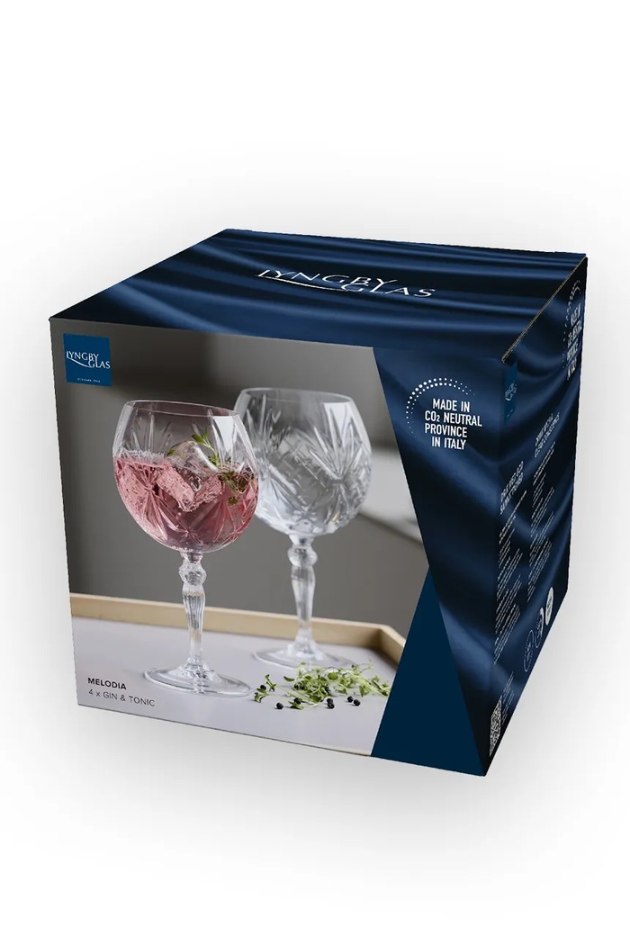 Lyngby Glas zestaw kieliszków do drinków ze szkła kryształowego 650 ml transparentny 33654.