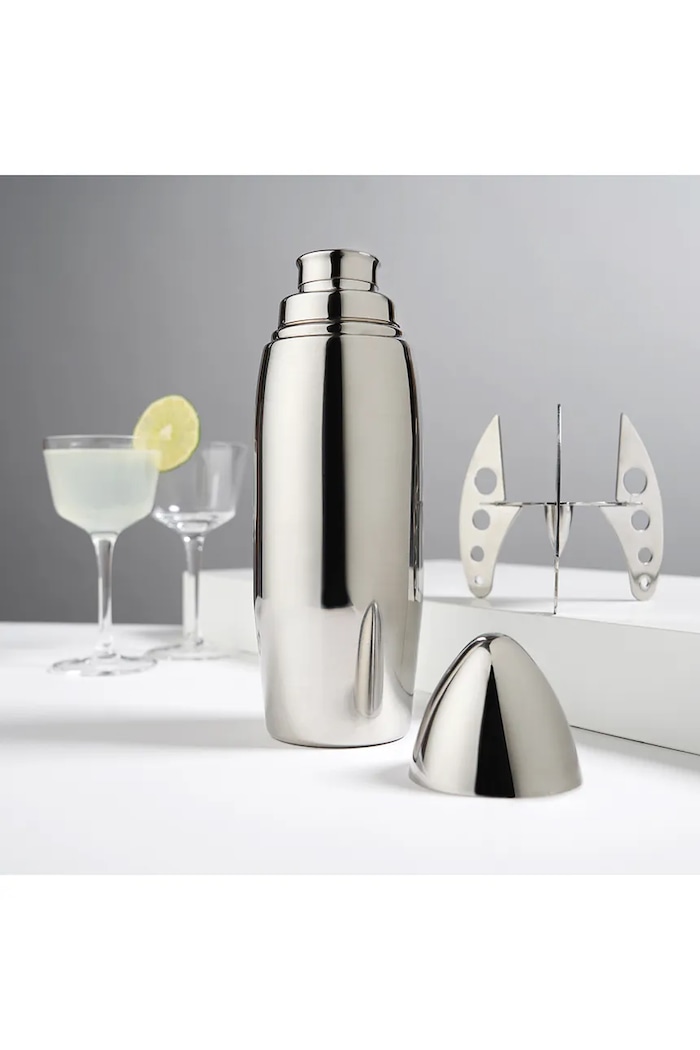 Viski shaker do koktajli ze stali nierdzewnej 230 ml srebrny V2809