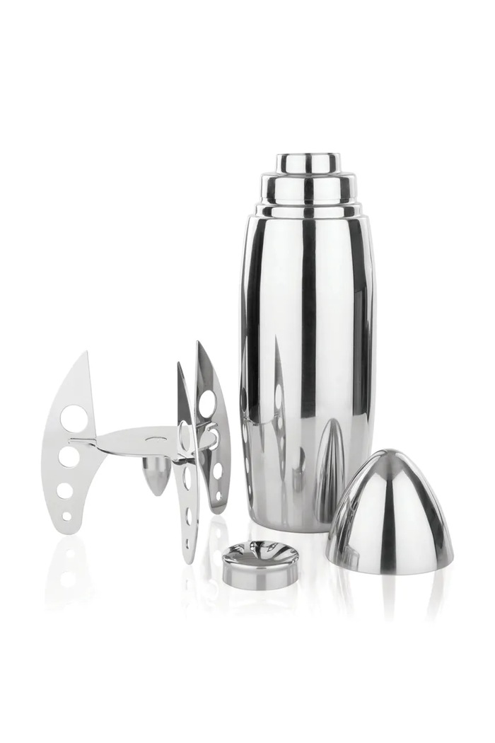 Viski shaker do koktajli ze stali nierdzewnej 230 ml V2809 srebrny AA00