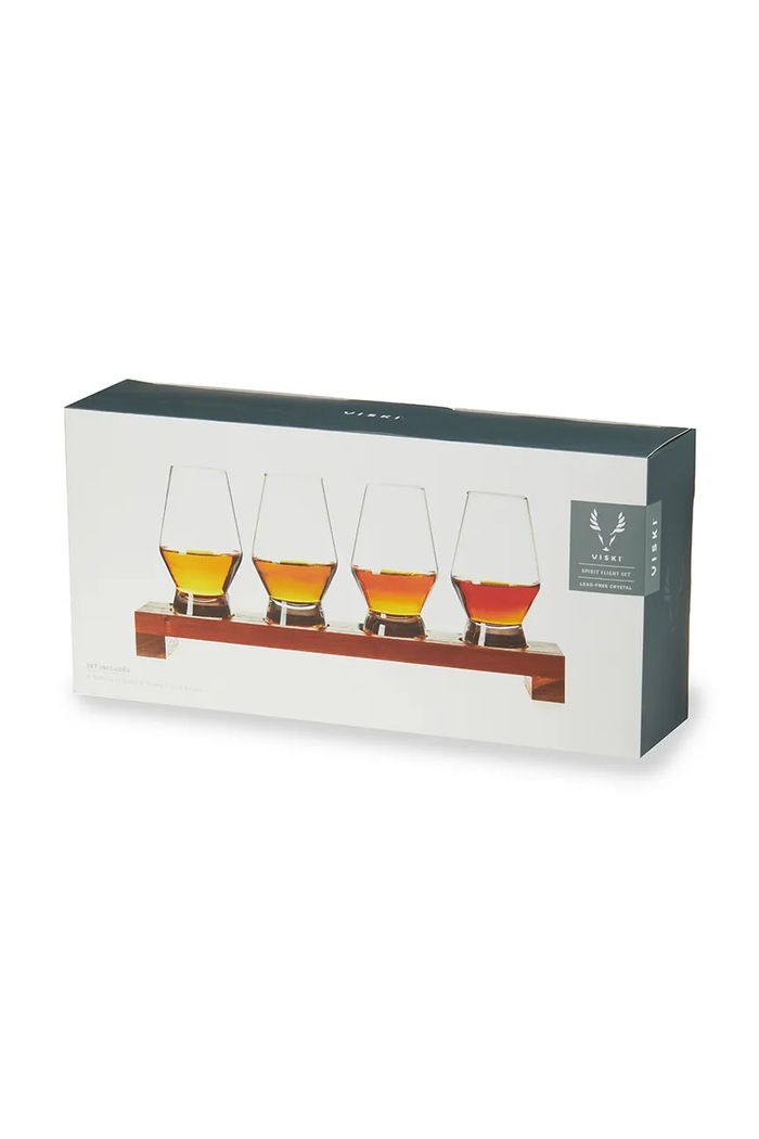 Viski zestaw szklanek do whiskey ze szkła 230 ml transparentny V10857
