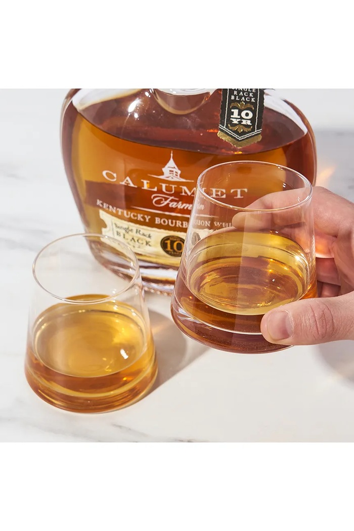 Viski zestaw szklanek do whiskey ze szkła 230 ml V10893 transparentny