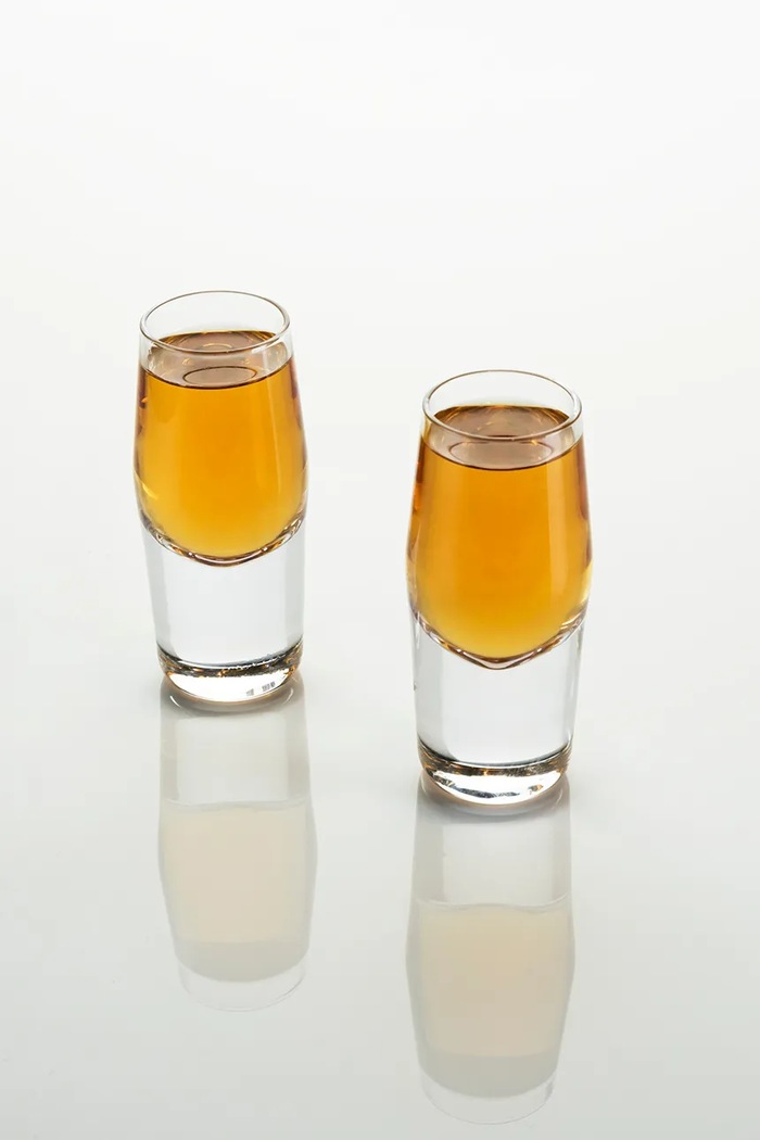 Viski zestaw kieliszków do shotów ze szkła 60 ml transparentny V4697