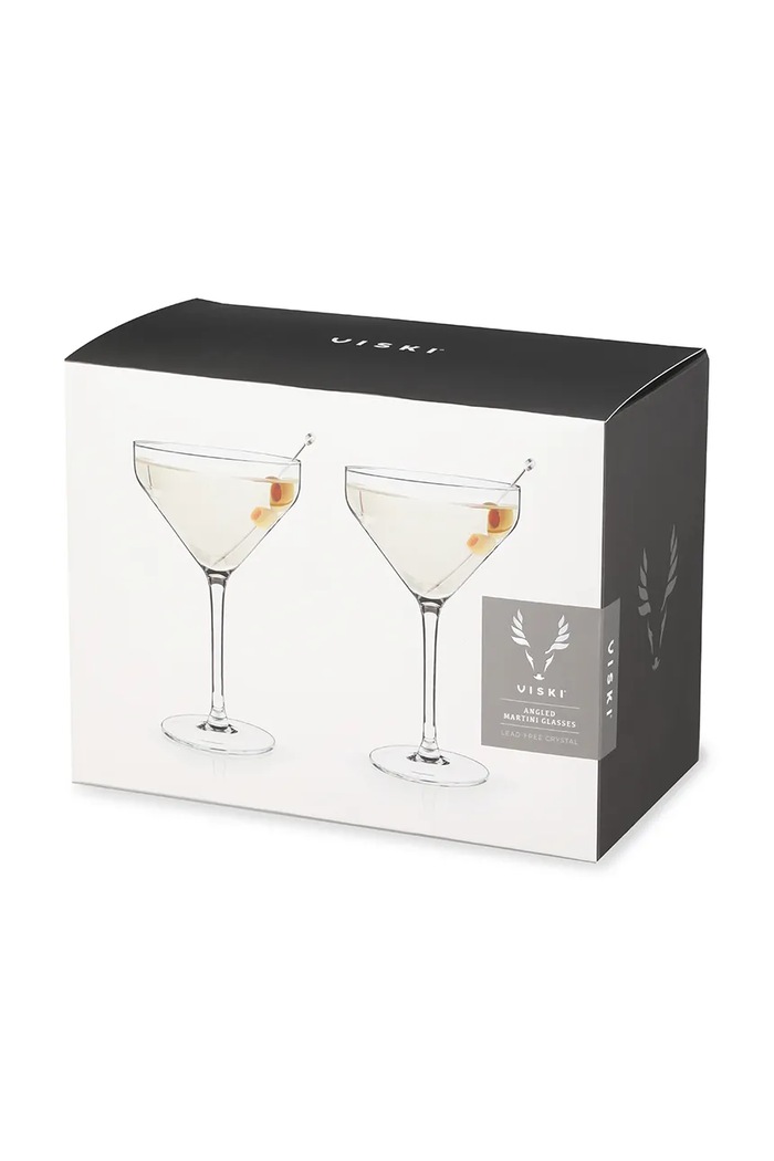 Kuchnia i bar Viski zestaw kieliszków do koktajli ze szkła 270 ml V1083 transparentny