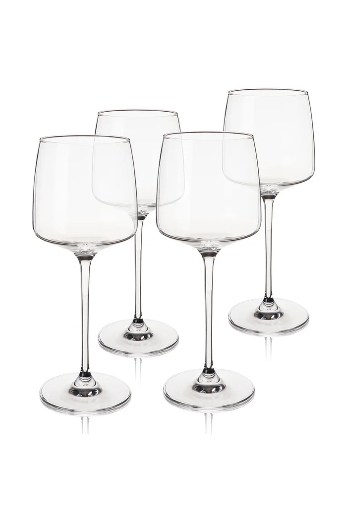 Viski zestaw kieliszków do wina ze szkła 473 ml transparentny V11378
