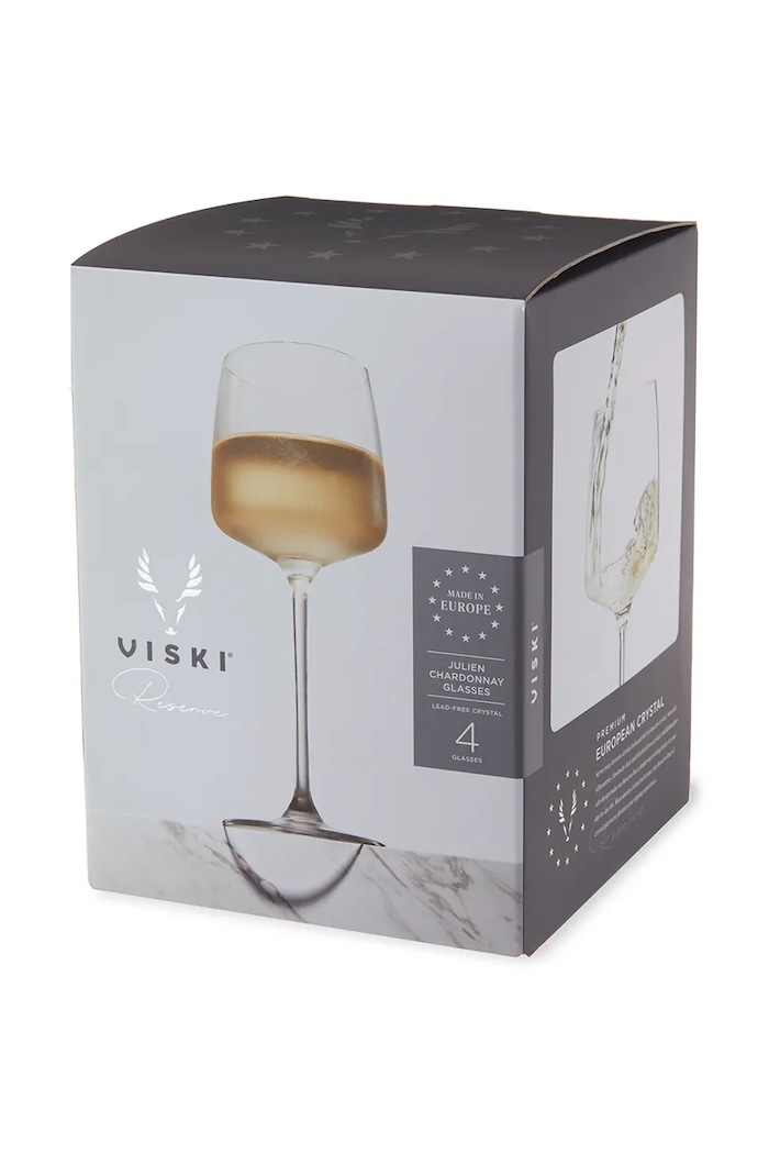Viski zestaw kieliszków do wina ze szkła 473 ml transparentny V11378