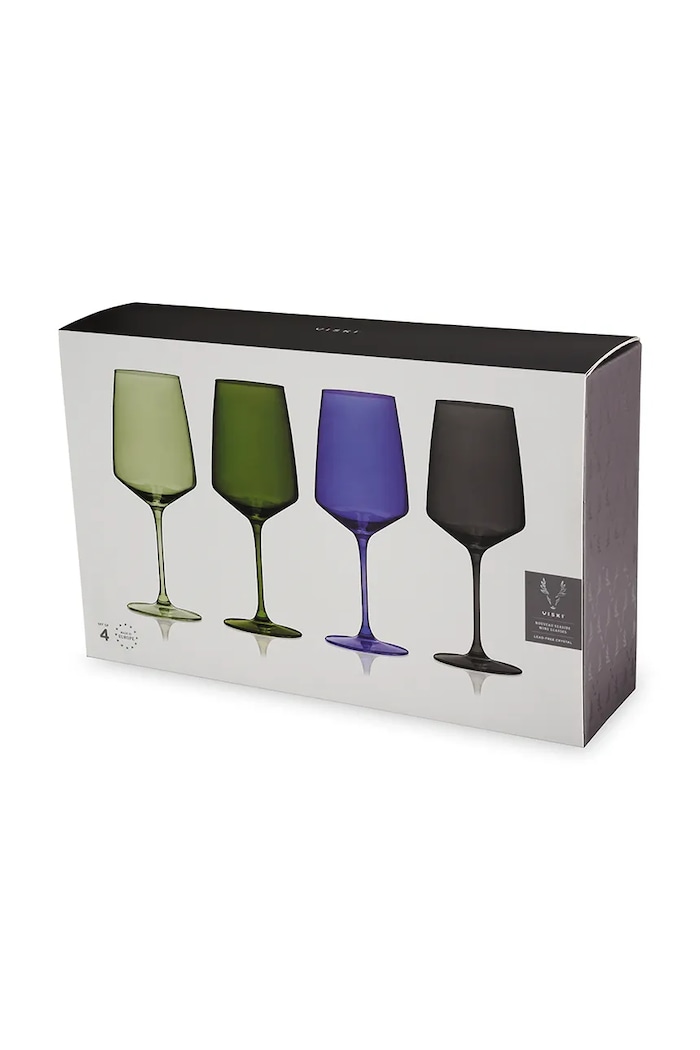 Kuchnia i bar Viski zestaw kieliszków do wina ze szkła barwionego 650 ml V11264 multicolor