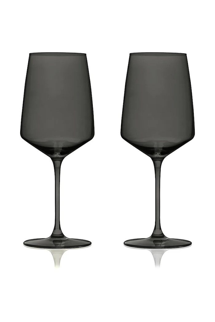 Viski zestaw do przyrządzania koktajli ze szkła 650 ml czarny V11267