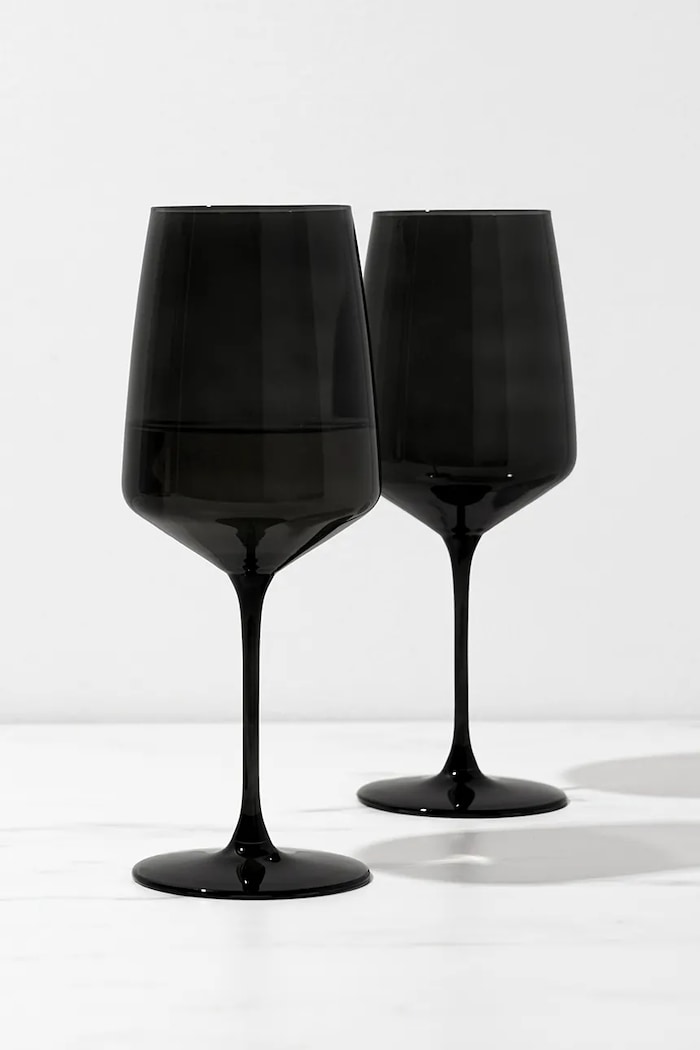 Viski zestaw do przyrządzania koktajli ze szkła 650 ml V11267 czarny