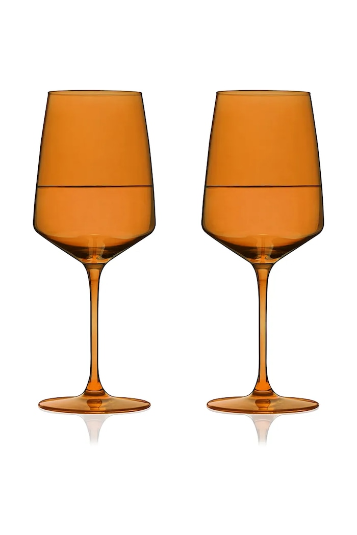 Viski zestaw do przyrządzania koktajli ze szkła 650 ml V11265 pomarańczowy AA00