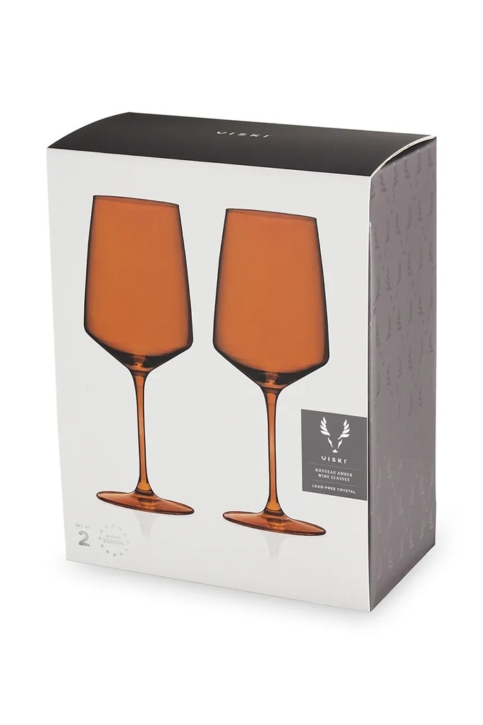 Kuchnia i bar Viski zestaw do przyrządzania koktajli ze szkła 650 ml V11265 pomarańczowy