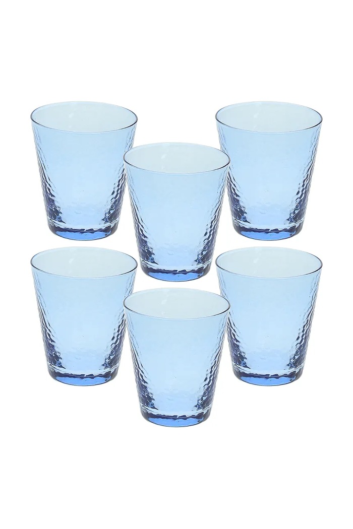Tognana set de pahare din sticlă colorată 330 ml albastru VO585V32488A