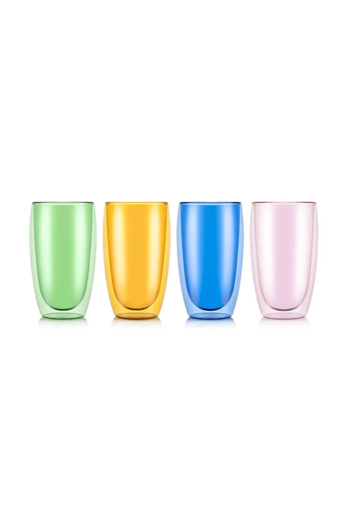 Bodum zestaw szklanek ze szkła 0,45 l multicolor 4560.881.MOMA