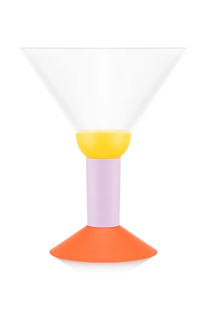 Bodum zestaw kieliszków do koktajli ze szkła barwionego 0,2 l multicolor 12144.955.MOMA