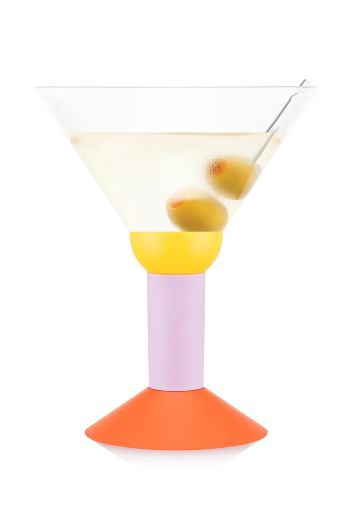 Bodum zestaw kieliszków do koktajli ze szkła barwionego 0,2 l 12144.955.MOMA multicolor AA00
